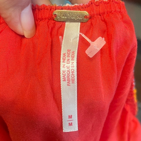 Free People Julianna Maxi Dress Ruffled Tiers V Neck Floral Print - Picture 10 of 11